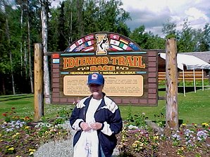 Audrey DeLange At The Iditerod. Alaska Travels & Tours Pictures, Photos, Images, & Reviews.