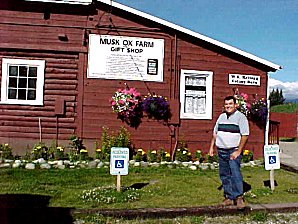George DeLange At The Palmer Alaska Musk Ox Farm. Travels & Tours Pictures, Photos, Images, & Reviews.