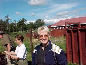 Audrey DeLange At The Palmer Alaska Musk Ox Farm. Travels & Tours Pictures, Photos, Images, & Reviews.