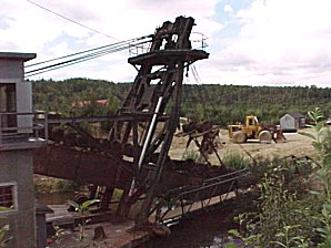 Front Of Alaska Gold Dredge #8. Near Fairbanks. Alaska Travels & Tours Pictures, Photos, Images, & Reviews.
