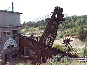 Front Of Alaska Gold Dredge #8. Near Fairbanks. Alaska Travels & Tours Pictures, Photos, Images, & Reviews.