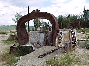 Gold Dredge Bucket Alaska Gold Dredge #8. Near Fairbanks. Alaska Travels & Tours Pictures, Photos, Images, & Reviews.