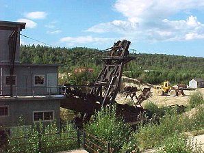 Front End Of Alaska Gold Dredge #8. Near Fairbanks. Alaska Travels & Tours Pictures, Photos, Images, & Reviews.