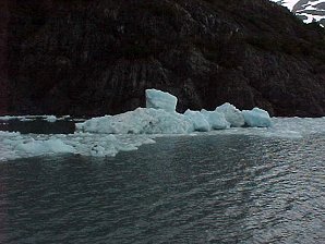 Floating Ice. Portage Glacier. Alaska Travels & Tours Pictures, Photos, Images, & Reviews.