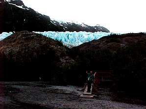 Audrey DeLange At Exit Glacier. Alaska Travels & Tours Pictures, Photos, Images, & Reviews.