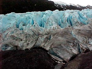 Glacier Ice. Exit Glacier. Alaska Travels & Tours Pictures, Photos, Images, & Reviews.