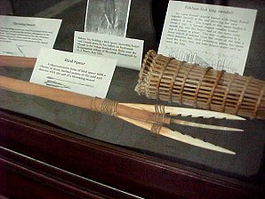 Seward Museum Display Eskimo Bird Spear. Seward Alaska. Travels & Tours Pictures, Photos, Images, & Reviews.