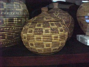 Seward Museum Display Eskimo Basket Weaving. Seward Alaska. Travels & Tours Pictures, Photos, Images, & Reviews.