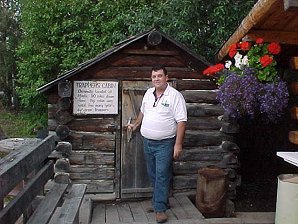 George DeLange At The Trapper Cabin. Nenana, Alaska Ice Classic. Travels & Tours Pictures, Photos, Images, & Reviews.