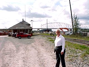 Audrey DeLange At The Railroad Museum. Nenana, Alaska Ice Classic. Travels & Tours Pictures, Photos, Images, & Reviews.