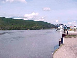 Nenana Waterfront. Nenana, Alaska Ice Classic. Travels & Tours Pictures, Photos, Images, & Reviews.