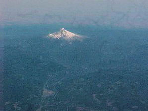 West Coast USA Volcanoes Viewed From High Altitude Aircraft. Travels & Tours Pictures, Photos, Images, & Reviews.
