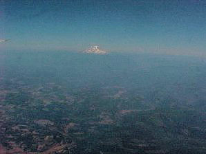 West Coast USA Volcanoes Viewed From High Altitude Aircraft. Travels & Tours Pictures, Photos, Images, & Reviews.