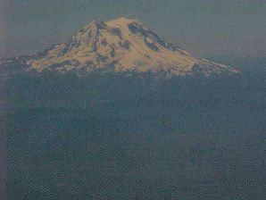 West Coast USA Volcanoes Viewed From High Altitude Aircraft. Travels & Tours Pictures, Photos, Images, & Reviews.