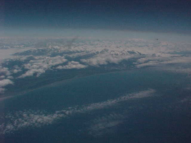 Air Flight Scenery From Seattle, Washington To Anchorage, Alaska. Travels & Tours, Pictures, Photos, Images, & Reviews.