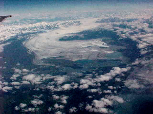 Air Flight Scenery From Seattle, Washington To Anchorage, Alaska. Travels & Tours, Pictures, Photos, Images, & Reviews.