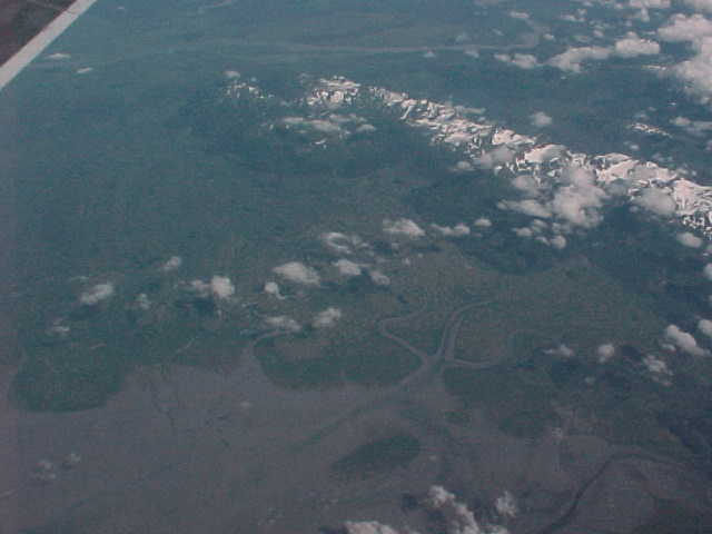 Air Flight Scenery From Seattle, Washington To Anchorage, Alaska. Travels & Tours, Pictures, Photos, Images, & Reviews.