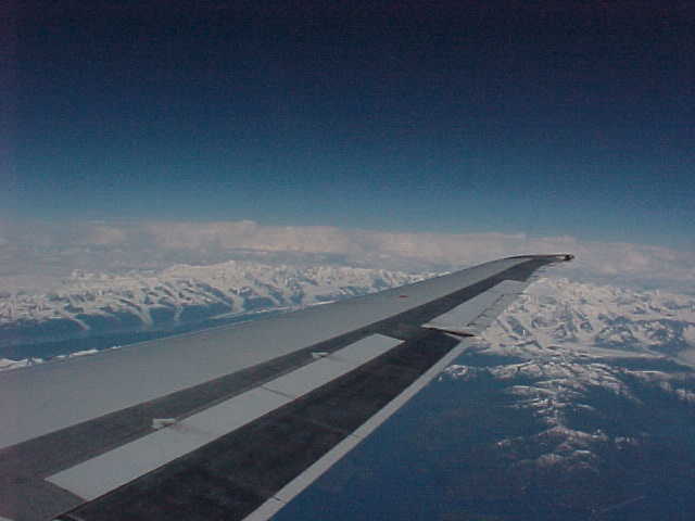 Air Flight Scenery From Seattle, Washington To Anchorage, Alaska. Travels & Tours, Pictures, Photos, Images, & Reviews.