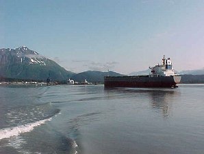 Coal Ship. Alaska Kenai Fjord Cruise. Travels & Tours Pictures, Photos, Images, & Reviews.
