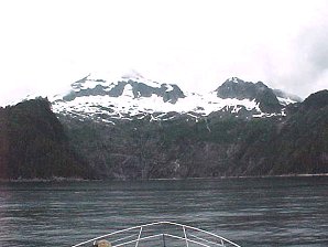 Holgate Glacier Waterfalls. Alaska Kenai Fjord Cruise. Travels & Tours Pictures, Photos, Images, & Reviews.