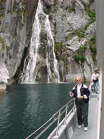 Audrey DeLange See's A Salmon Shark. Holgate Glacier Waterfalls. Alaska Kenai Fjord Cruise. Travels & Tours Pictures, Photos, Images, & Reviews.