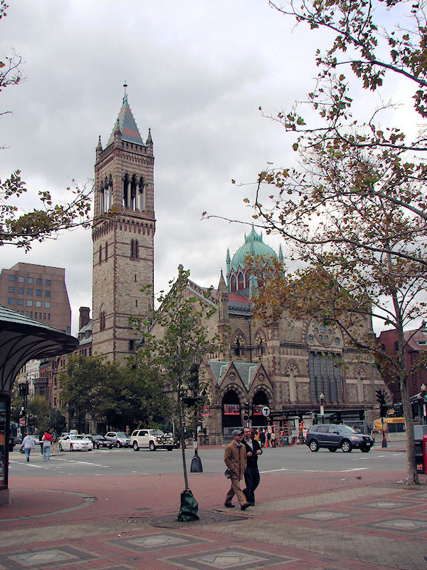 Old South Church At Copley Square Boston, Massachusetts. Travels, Tours, Photos, Pictures, Information, & Reviews.