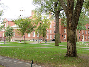 Harvard Hall In Harvard Yard. Harvard University. Cambridge, Massachusetts. Travel, Tours Photos, Pictures, Information, & Reviews.