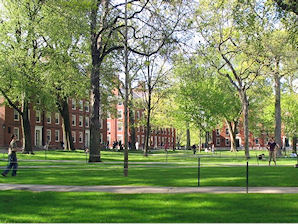 Harvard Yard. Harvard University. Cambridge, Massachusetts. Travel, Tours Photos, Pictures, Information, & Reviews.