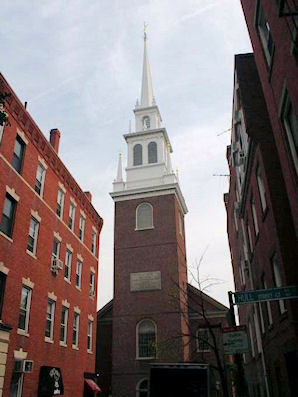 Old North Church. Boston, Massachusetts. Travel, Tours Photos, Pictures, Information, & Reviews.