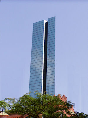 The John Hancock Tower, The Tallest Building In New England. Boston, Massachusetts. Travel, Tours Photos, Pictures, Information, & Reviews.