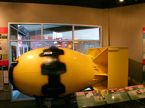 Fat Man Atomic Bomb. Bradbury Science Museum. Los Alamos, New Mexico.Hikes, Travels, & Tours. Photos, Pictures, Images, & Reviews.