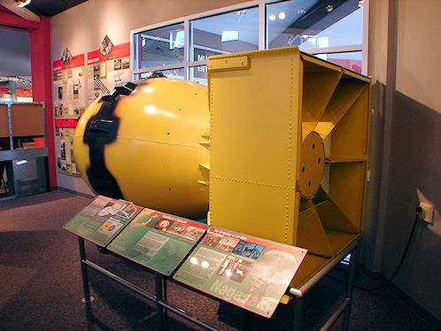 Fat Man Atomic Bomb. Bradbury Science Museum. Los Alamos, New Mexico. Hikes, Travels, & Tours. Photos, Pictures, Images,& Reviews.