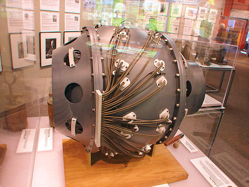 Gadget Model. Bradbury Science Museum. Los Alamos, New Mexico.Hikes, Travels, & Tours. Photos, Pictures, Images, & Reviews.