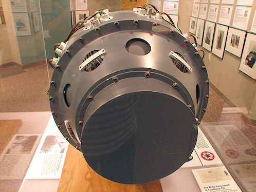 Gadget Model. Bradbury Science Museum. Los Alamos, New Mexico. Hikes, Travels, & Tours. Photos, Pictures, Images,& Reviews.