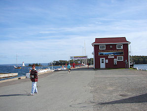 Eve DeLange At 'The Old Freight Shed'. Sailing On The Bras D'or Lakes. Travel, Tours Photos, Pictures, Images, Information, & Reviews.