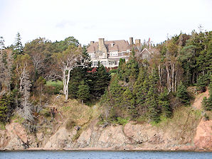 Alexander Graham Bell's Mansion, Beinn Bhreagh. Sailing On The Bras D'or Lakes. Travel, Tours Photos, Pictures, Images, Information, & Reviews.