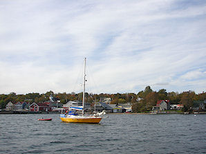 Baddeck,.Sailing On The Bras D'or Lakes. Travel, Tours Photos, Pictures, Images, Information, & Reviews.