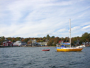Baddeck,.Sailing On The Bras D'or Lakes. Travel, Tours Photos, Pictures, Images, Information, & Reviews.