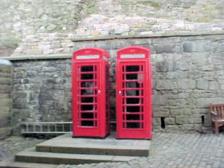 Phone Booths. Edinburgh and Inveraray, Scotland In The UK. History & Historical Travel & Tour Pictures, Photos, Images, Information & Reviews.