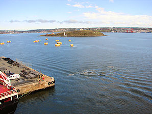 George's Island. Halifax Harbor. Nova Scotia. Travel, Tours Photos, Pictures, Images, Information, & Reviews.