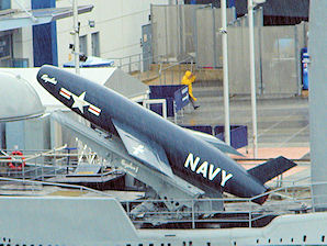 Regulus Sea-To-Surface Nuclear Warhead Missile. Intrepid Sea, Air & Space Museum. New York City.Travel, Tours Photos, Pictures, Information, & Reviews.