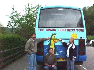 Audrey DeLange Looking At Loch Ness & Nessie. Near Inverness, Scotland In The UK. Travel & Tour Pictures, Photos, Images, Information & Reviews.
