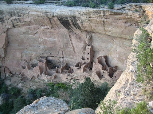 Square Tower House. Mesa Verde National Park. Colorado. Hikes, Travels, & Tours. Photos, Pictures, Images,& Reviews.