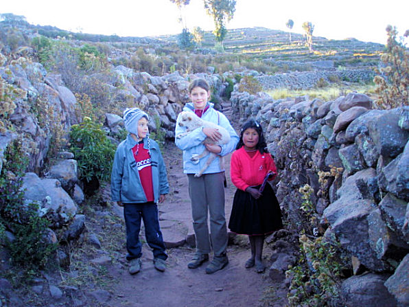 The Children Of  Taquile Island