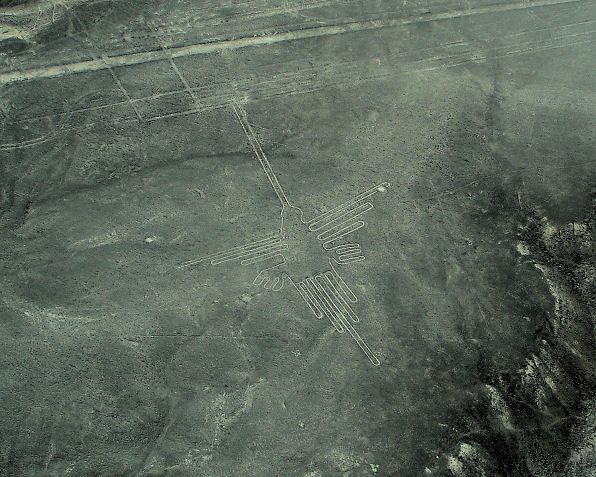Hummingbird Nazca Lines. Peru Travels And Tours Photos, Pictures, Images, & Reviews.