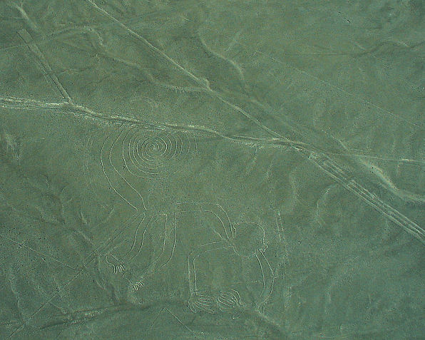 Monkey Nazca Lines. Peru Travels And Tours Photos, Pictures, Images, & Reviews.
