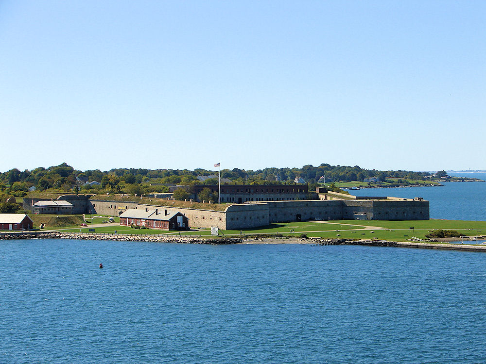 Newport Harbor, Fort Adams State Park. Newport, Rhode Island, United States. Travel, Tours Photos, Pictures, Information, & Reviews.
