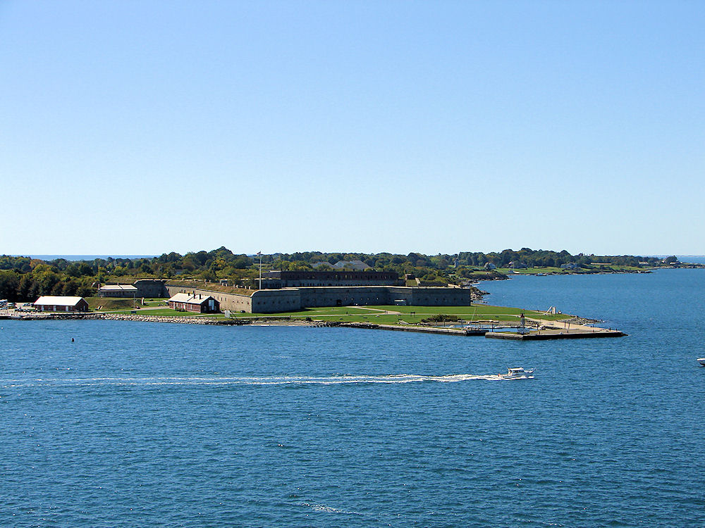 Newport Harbor, Fort Adams State Park. Newport, Rhode Island, United States. Travel, Tours Photos, Pictures, Information, & Reviews.