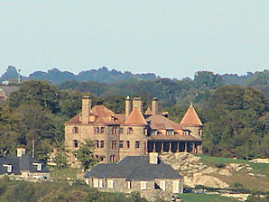 View Of 'Indian Spring'. The Busk Residence. Newport, Rhode Island, United States. Travel, Tours Photos, Pictures, Information, & Reviews.