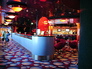Fyzz Lounge & Bar. Deck 7. Norwegian Jewel Cruise Ship. Travel, Tours Photos, Pictures, Information, & Reviews.
